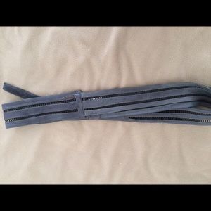 Diesel leather wrap belt.