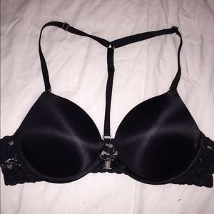 Heartbreaker plunge bra push up pink