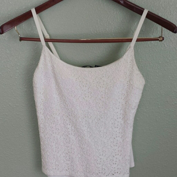 Eyelet tank top or camisole - Picture 1 of 4