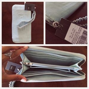SOLD ☃Baby blue wallet.