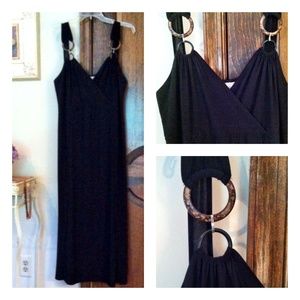 NWT Sexy black maxi dress from Avenue 22/24