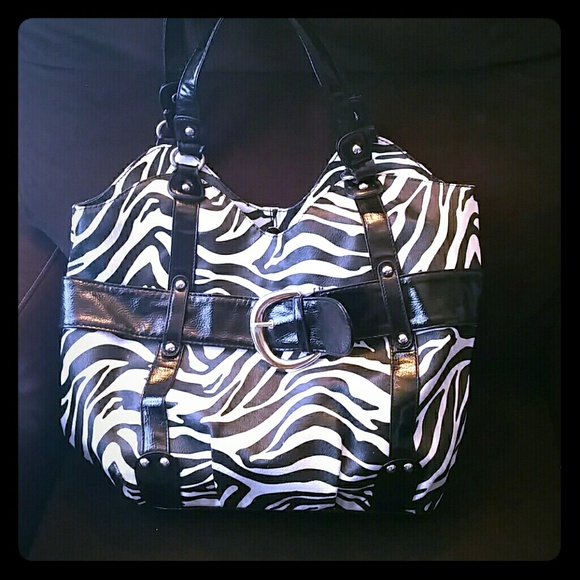 Zebra Print Handbag