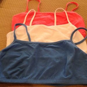 Three pack of sports bras 38