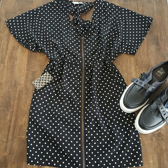 NWOT polkadot dress with pockets