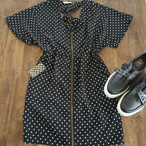 NWOT polkadot dress with pockets
