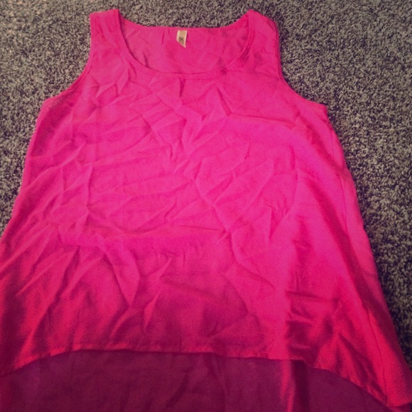 BKE radiant pink tank