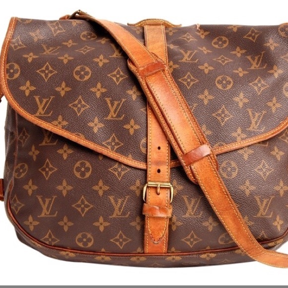 📌SOLD!📌 Louis Vuitton Saumur 35 Monogram Satchel - Picture 1 of 4