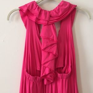 Hot pink sundress by Southern Frock