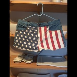 USA flag shorts