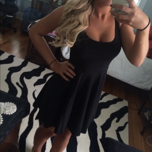 Black urban outfitters sparkle and fade dress