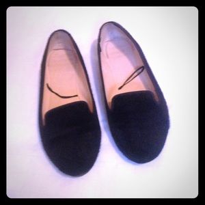 H&M Faux Fur Black Flats