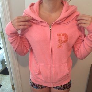 Pink hoodie