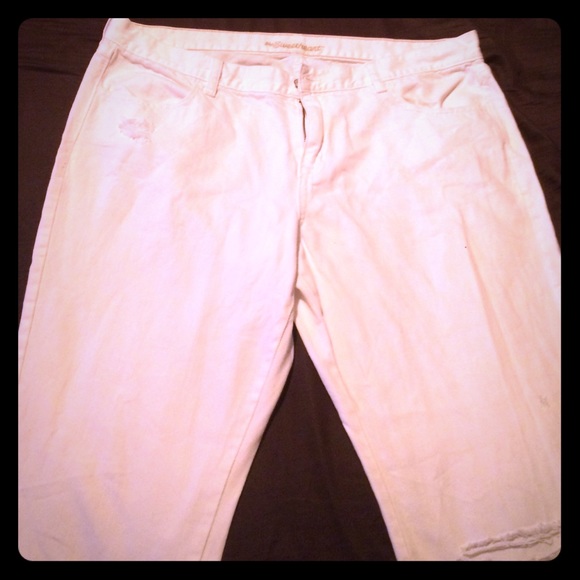 White jeans
