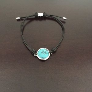 Fossil leather bracelet
