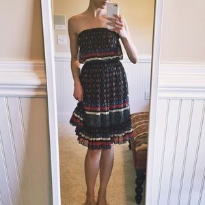 ✨Forever 21 Bohemian Strapless Peasant Dress