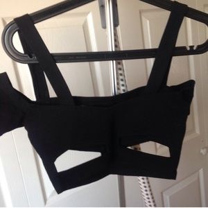 Urban Outfitters Lover + Friends Cut Out Crop Top