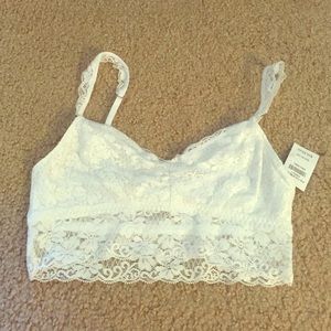 White bralette
