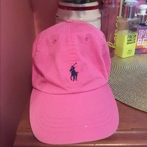 Polo hat pink