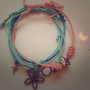 Set of assorted bracelets