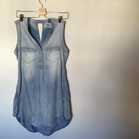 Anthropologie Chambray Dress