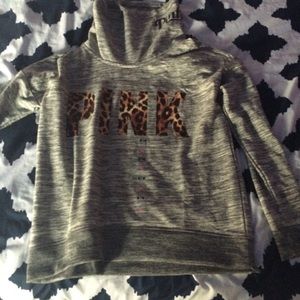 Gray Sweater#tiger ..PINK😍