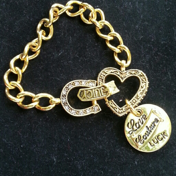 Gold Juicy couture bracelet