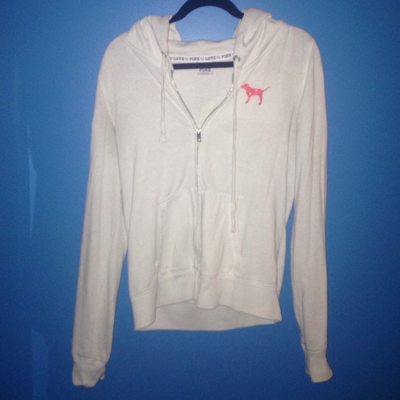Victoria's Secret PINK sparkly Zip Up hoodie