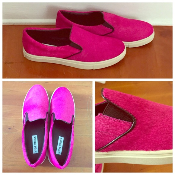 Steve Madden Shoes - 💥Host Pick💥 Steve Madden pink slip on sneakers