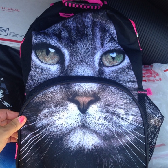 CAT FACE backpack! NEW!!!