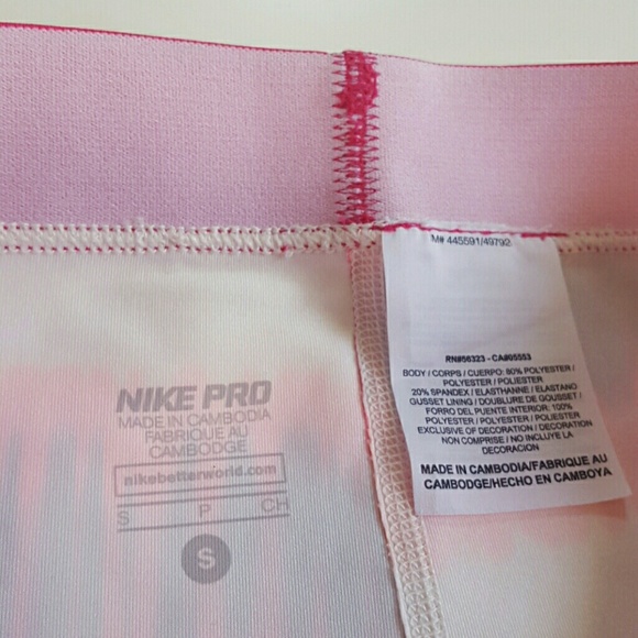 Lowest price! Rare Nike pro shorts Limited Edition Watercolor tie-dye athletic - Picture 4 of 4