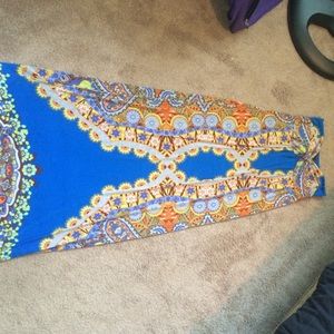 Royal blue maxi