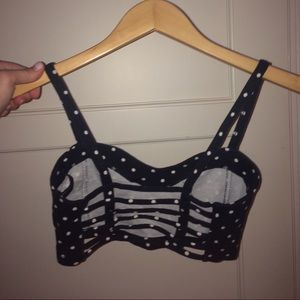 Brandy Melville Polka Dot Bralette