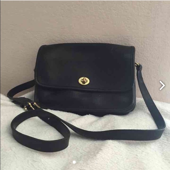 Coach leather cross body bag
