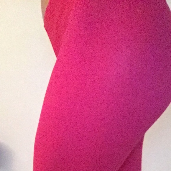 Pink Adidas workout pants