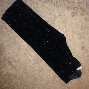 Victoria's Secret PINK velvet glitter leggings