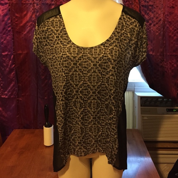 Sheer back, hi low top from Lush