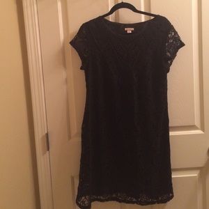 Black lace dress size XL