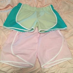 NWOT Seersucker running shorts