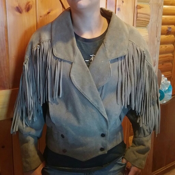Yearbook leather jacket