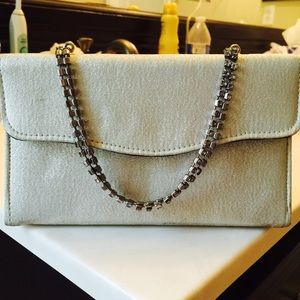 Vintage silver shimmer purse