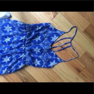 Blue print maxi dress Gianni Bini