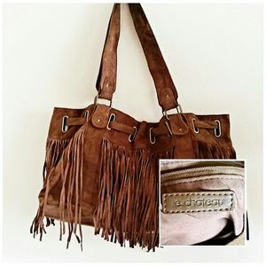 💥 SALE!💥 Brown Fringe handbag/purse