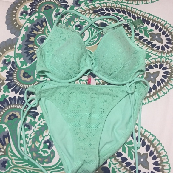 VS mint bikini!!