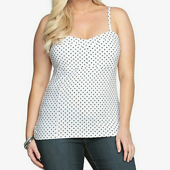 ON HOLD Polka Dot Bustier Cami!