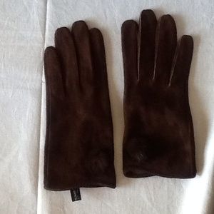Pierre Balmain suede gloves