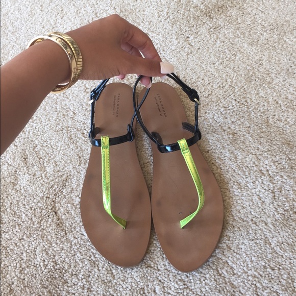 Zara flat sandals