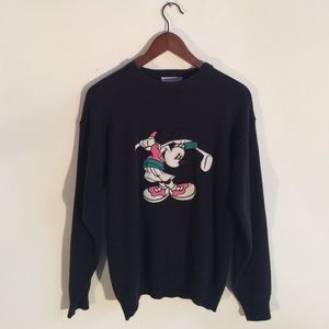 Vintage Minnie Mouse Golf Sweater