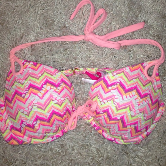 victorias secret push up bikini top