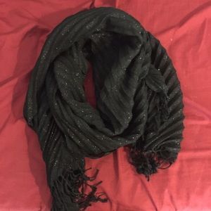 Black sparkly scarf