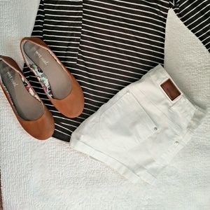White express jean shorts